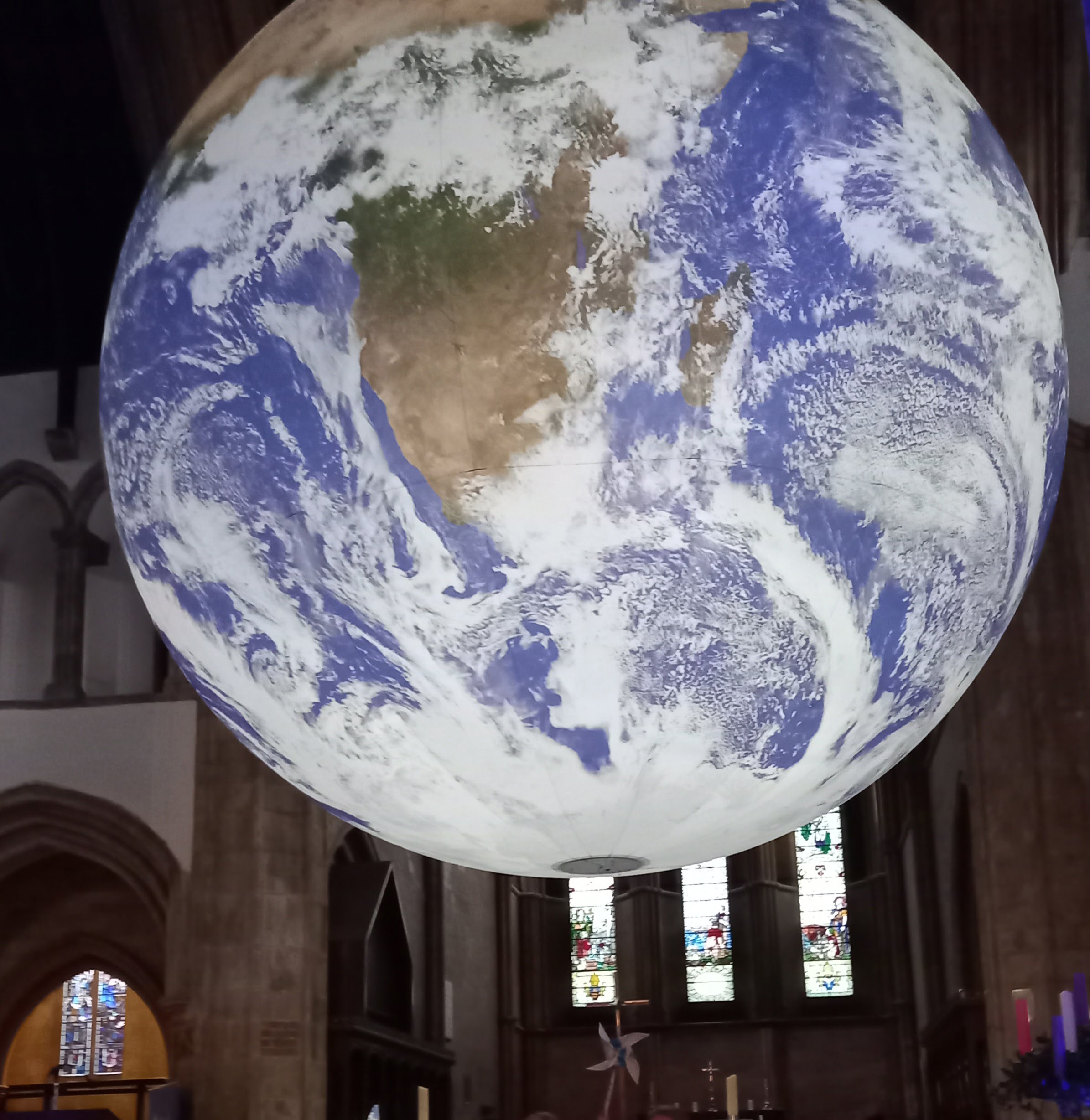 November 2022 Luke Jerram Gaia Grimsby Minster Culture House Sustainable Craft