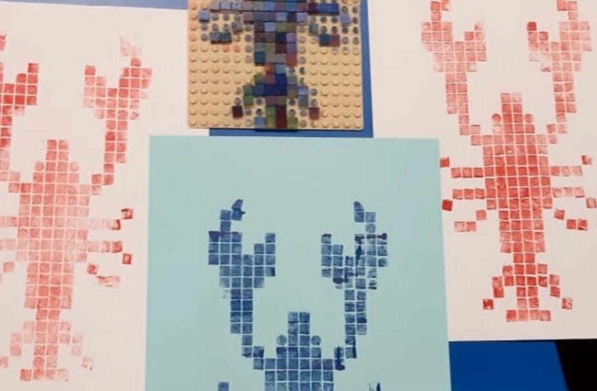 Brick Prints with Lego